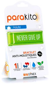 Bracelet CoolVibes Never Give Up Adulte Parakito